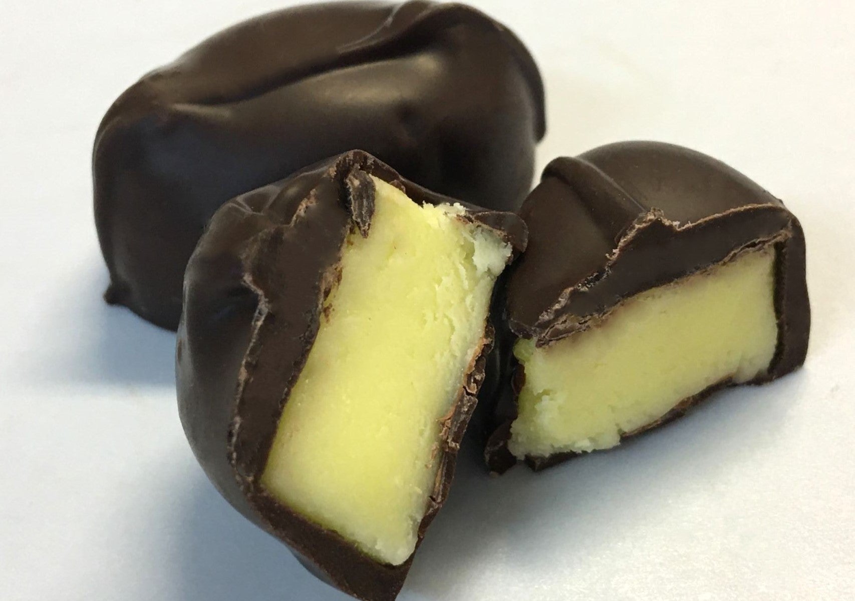 Dark Chocolate Covered Lemon Creams