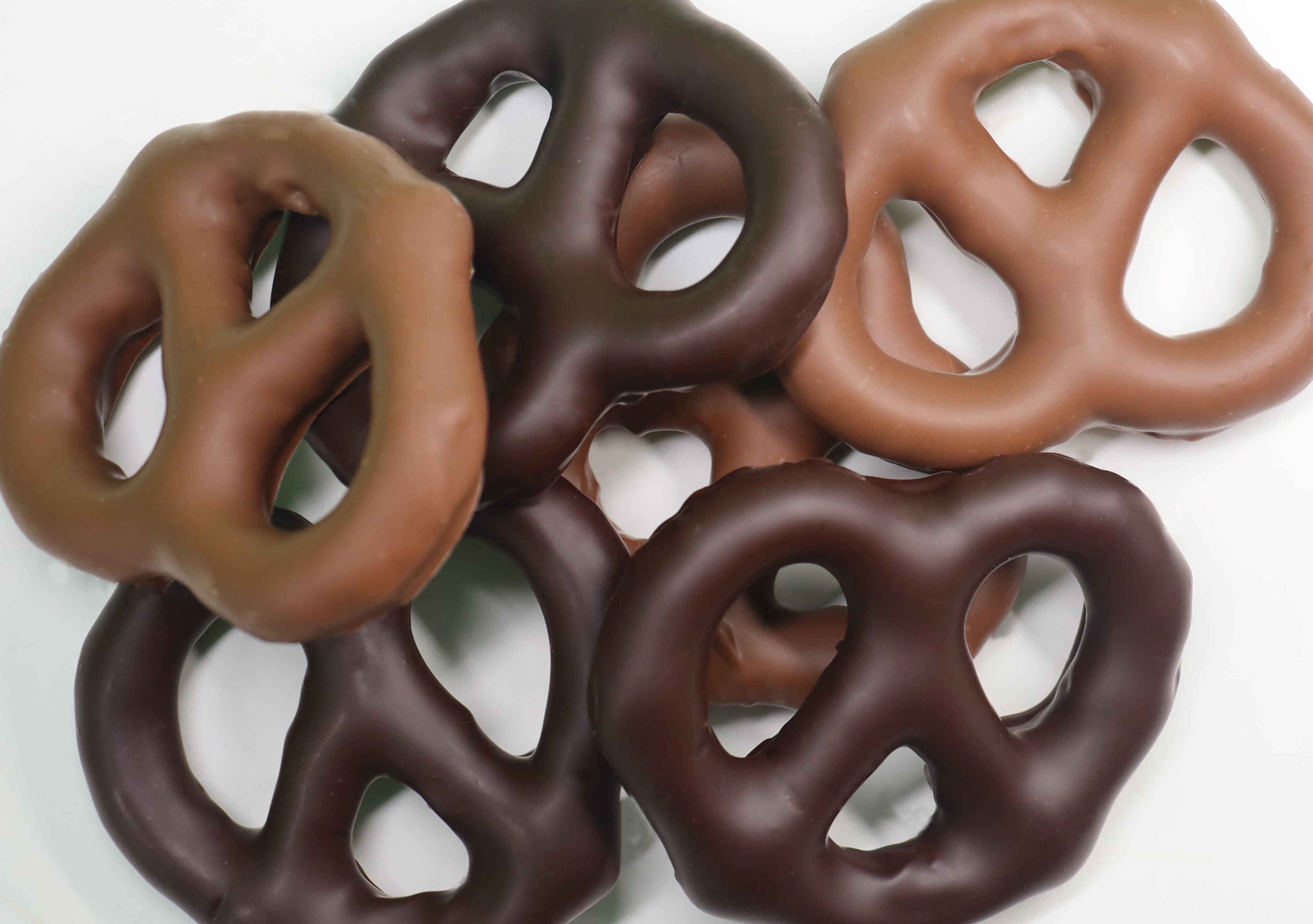 CHOCOLATE DIPPED PRETZELS