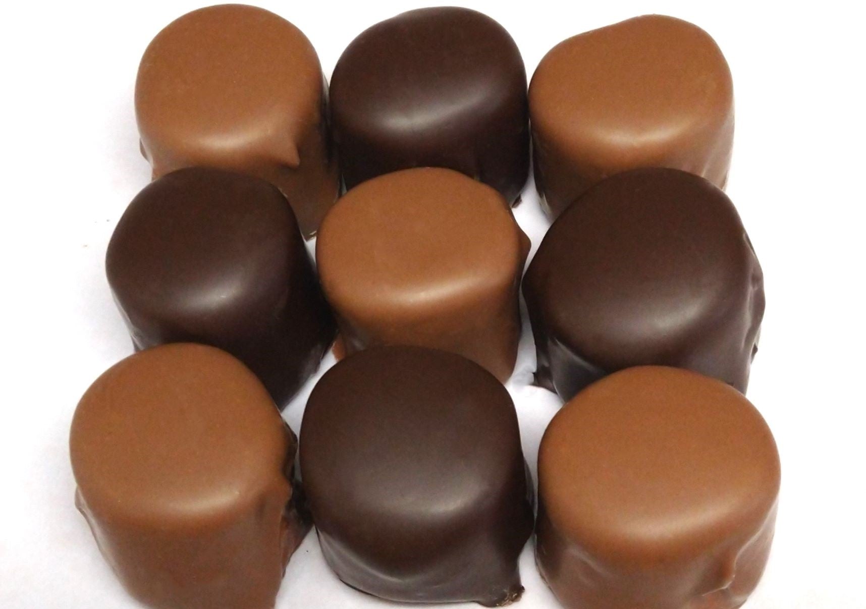 Dark and Milk Chocolate Covered Marshmallows