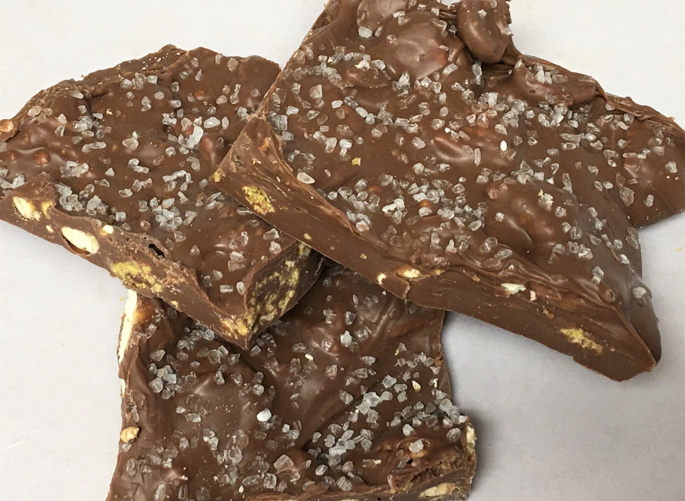 chunky trail bark - milk and dark chocolate
