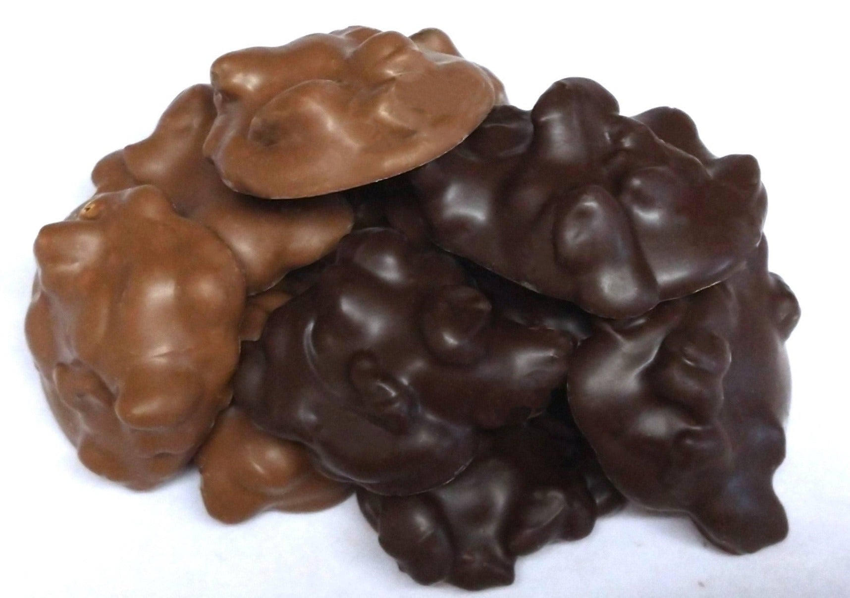 raisin clusters - milk and dark chocolate
